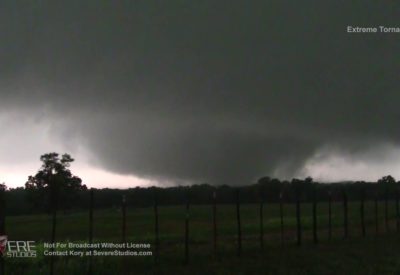 Violent Tornado near Canton, TX 4-29-17