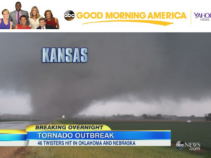 Tornado Outbreak Coverage on ABC Good Morning America News