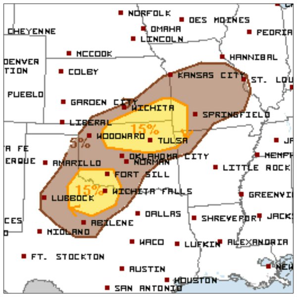 Severe storms return tomorrow with threat for large hail.
