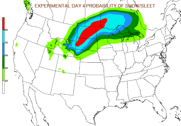 Christmas Day Snow Potential