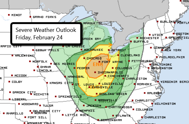 Friday Severe Weather Outlook