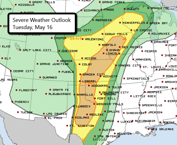5-16 Severe Weather Outlook