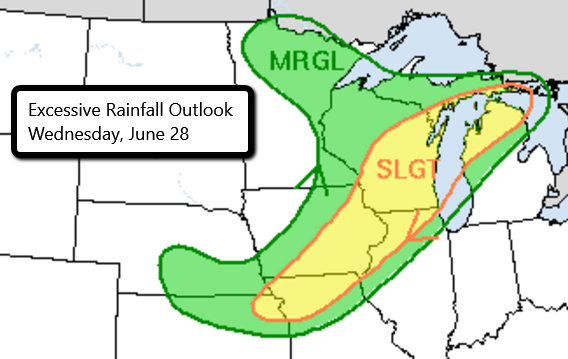 6-28 Excessive Rainfall Outlook