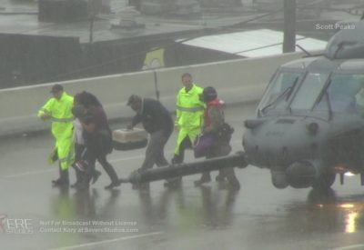Helicopter Evacuations Houston TX 8-28-17