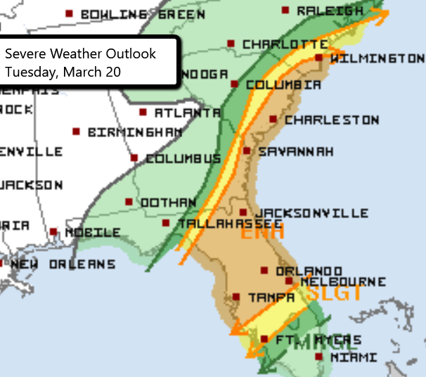 3-20 Severe Weather Outlook