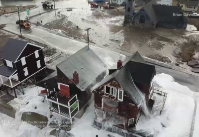 Brant Rock MA Wind and Waves 3-4-18