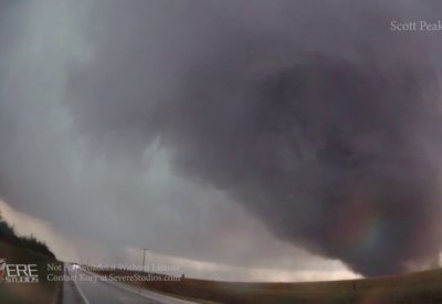 Close Range Tornado Intercept Culver KS 5-1-18