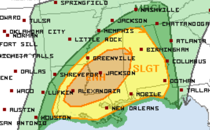 12-16 Severe Weather Outlook