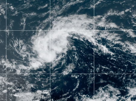 8-12 Tropical Depression 11 Satellite