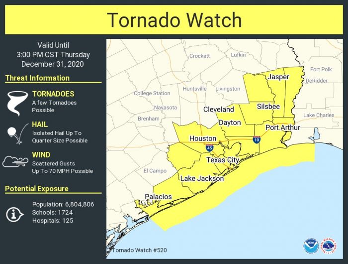 12-31 TX Tornado Watch