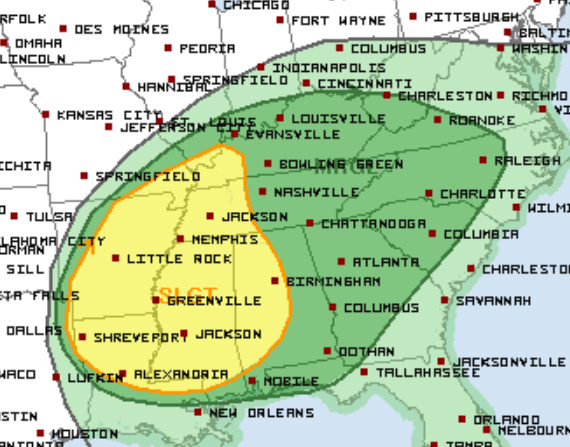 2-15-22 Day 3 Severe Weather Outlook