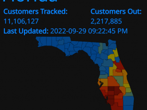 Florida Power Outages Ian continues across Florida
